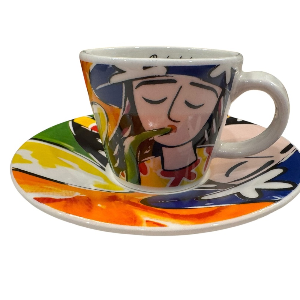 Bojanini Limited Edition Gallery Made in Colombia Cup and Saucer Set